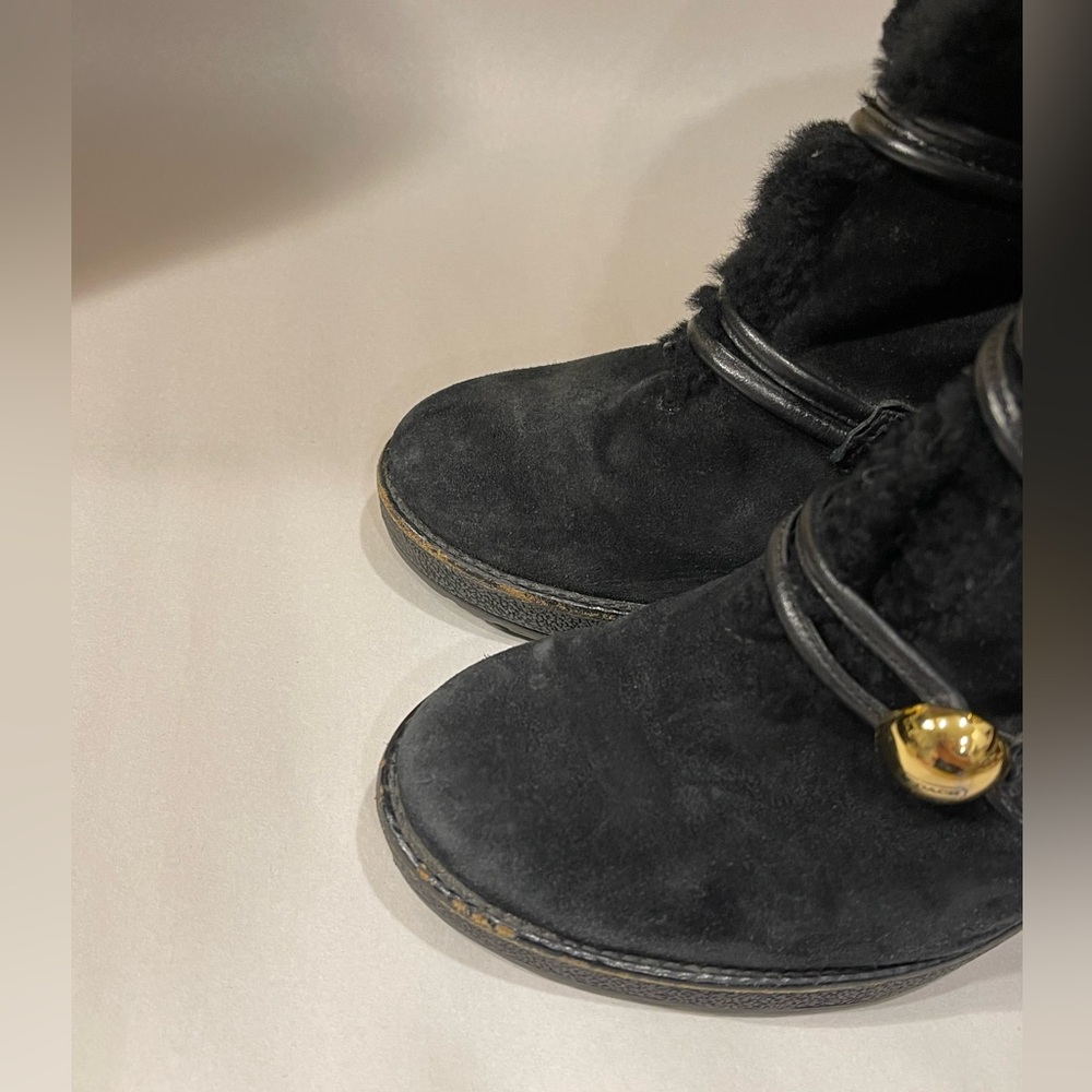 Coach Lenora black suede ankle boots - Picture 8 of 11